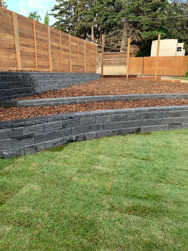 Retaining Walls project in Calgary